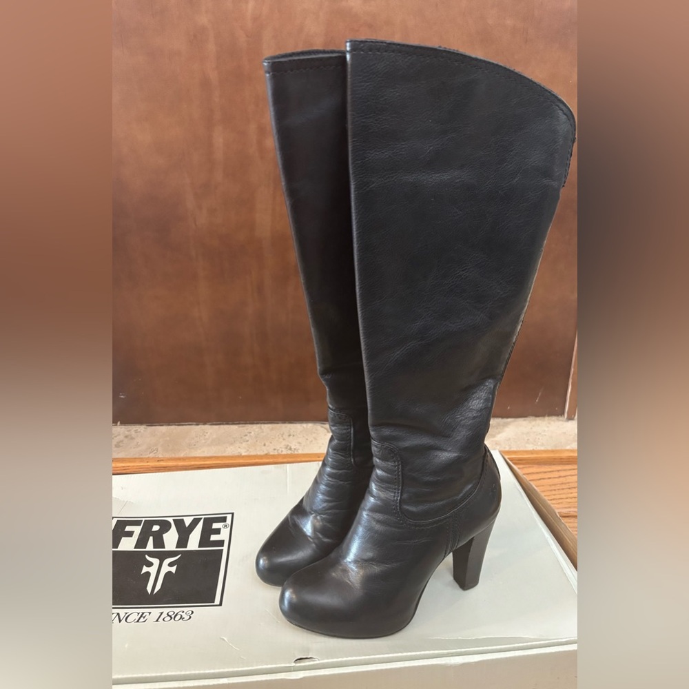 Frye Miranda Women's Black Leather Boots Size 5.5 M